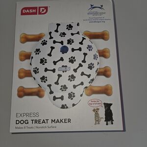 Dash Express Dog Treat Maker - Black and White & Recipes